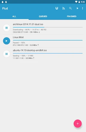 Flud - Torrent Downloader screenshot