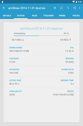 Flud - Torrent Downloader screenshot