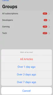 Fluent Reader Lite - RSS Clien screenshot 5