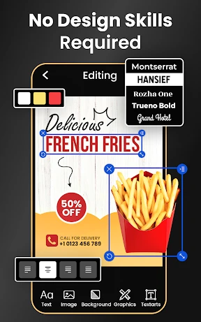 Flyers, Poster Maker, Design screenshot