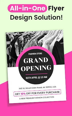 Flyers, Poster Maker, Design screenshot