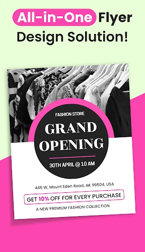 Flyers, Poster Maker, Design screenshot