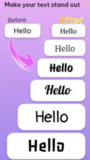 Fonts & Stylish Text Bio screenshot 1