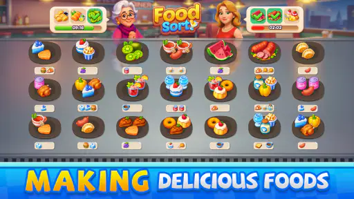 Food Sort: Puzzle Game screenshot 3