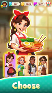 Foodstars: Merge & Cook screenshot 1
