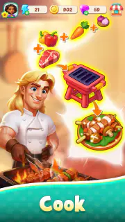 Foodstars: Merge & Cook screenshot 3