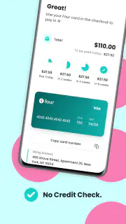 Four | Buy Now, Pay Later screenshot 1