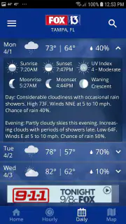 FOX 13 Tampa: SkyTower Weather screenshot 4