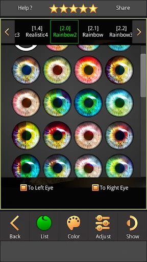 FoxEyes - Change Eye Color screenshot