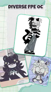 FPE OC Maker: FPE Stickers screenshot 5