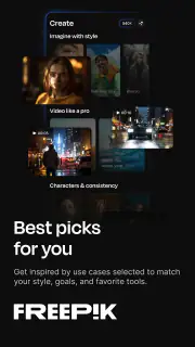 Freepik: Design & edit with AI screenshot 1