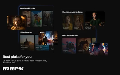 Freepik: Design & edit with AI screenshot