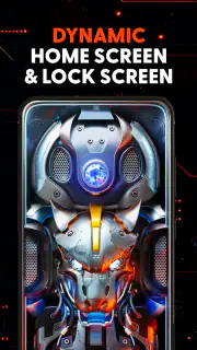 Futuristic 3D Tech Wallpaper screenshot 6