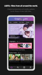 GagaOOLala: Gay, Les, BL Films screenshot 2
