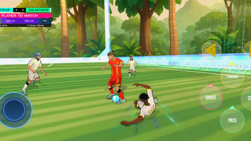 Galaxy Soccer : 3v3 Battle screenshot 1