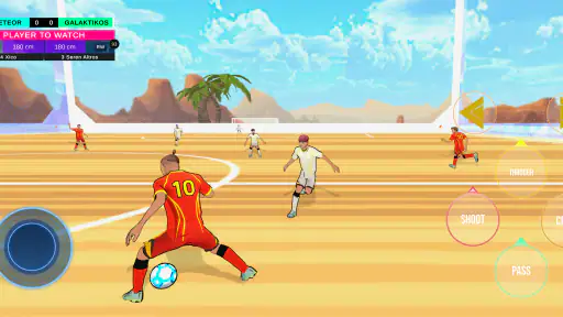 Galaxy Soccer : 3v3 Battle screenshot 2