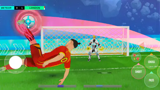Galaxy Soccer : 3v3 Battle screenshot 3
