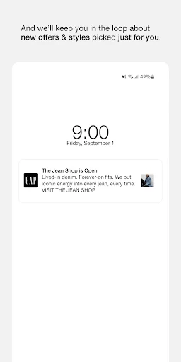 Gap screenshot
