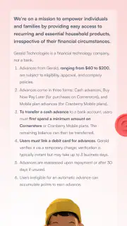 Gerald - Cash Advance screenshot 8