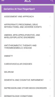 Geriatrics At Your Fingertips screenshot 7