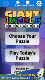 Giant Jumble Crosswords screenshot 1