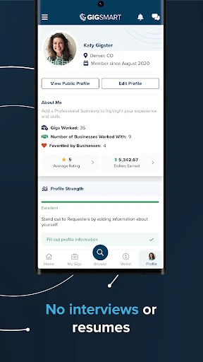 GigSmart Get Gigs screenshot