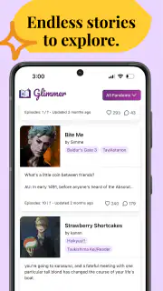 Glimmer: Interactive Fanfics screenshot 3