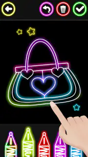 Glitter Beauty Coloring Pages screenshot 4