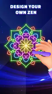 Glow Art Drawing - Doodle App screenshot 6