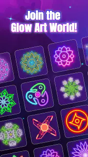 Glow Spinner: Finger Draw Art screenshot 6