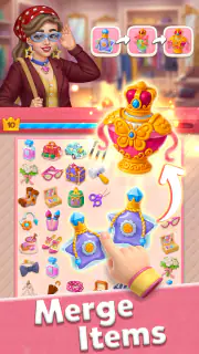Glow Tales: Merge & Makeover screenshot 4
