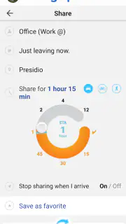 Glympse - Share GPS location screenshot 4