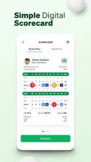Golf GameBook Scorecard & GPS screenshot 1