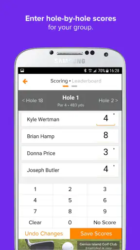 Golf Genius screenshot