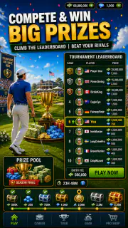 Golf Rising Star : Career Sim screenshot 2