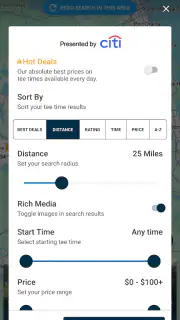 GolfNow: Golf Tee Times screenshot 4