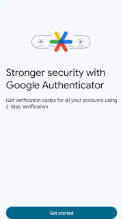 Google Authenticator screenshot 1