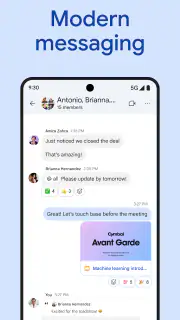 Google Chat screenshot 1