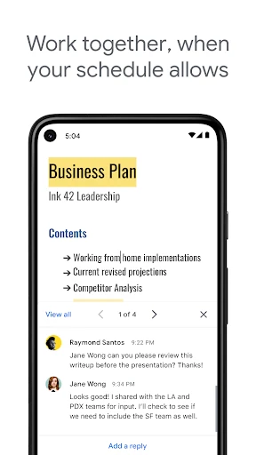 Google Docs screenshot