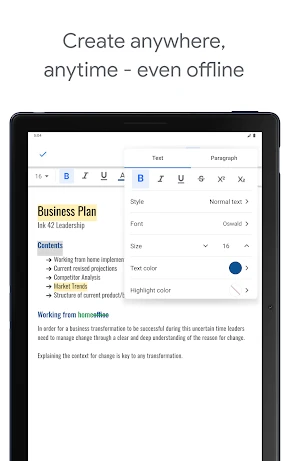 Google Docs screenshot