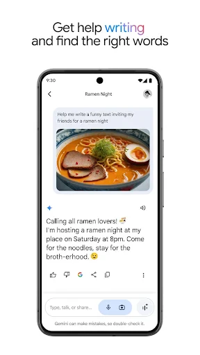 Google Gemini screenshot