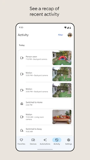 Google Home screenshot