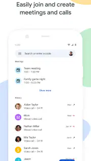 Google Meet screenshot 1