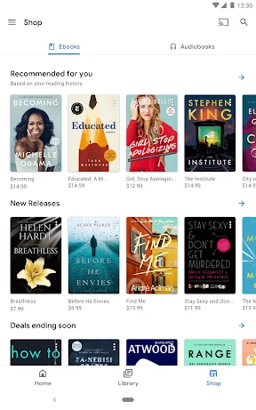 Google Play Books & Audiobooks screenshot