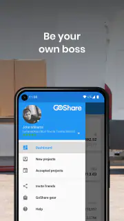GoShare: Drive, Deliver, Earn screenshot 2