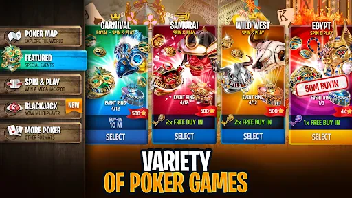 Governor of Poker 3 Card Games screenshot