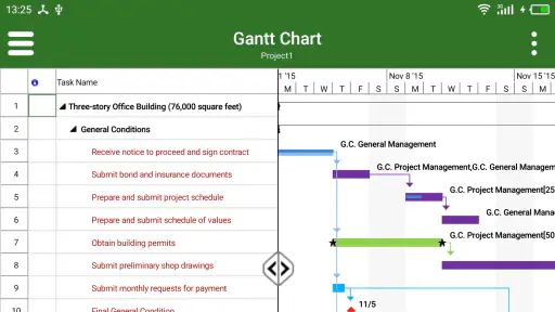 gProjectViewer screenshot 1