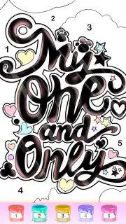 Graffiti Quote Color by number screenshot 4