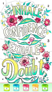 Graffiti Quote Color by number screenshot 7