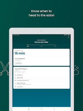 Great Clips Online Check-in screenshot